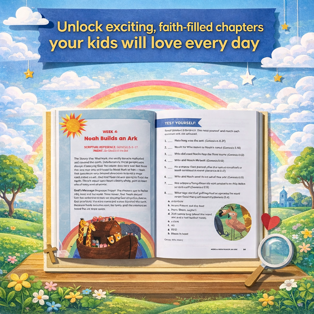 Bible Study Workbook for Kids