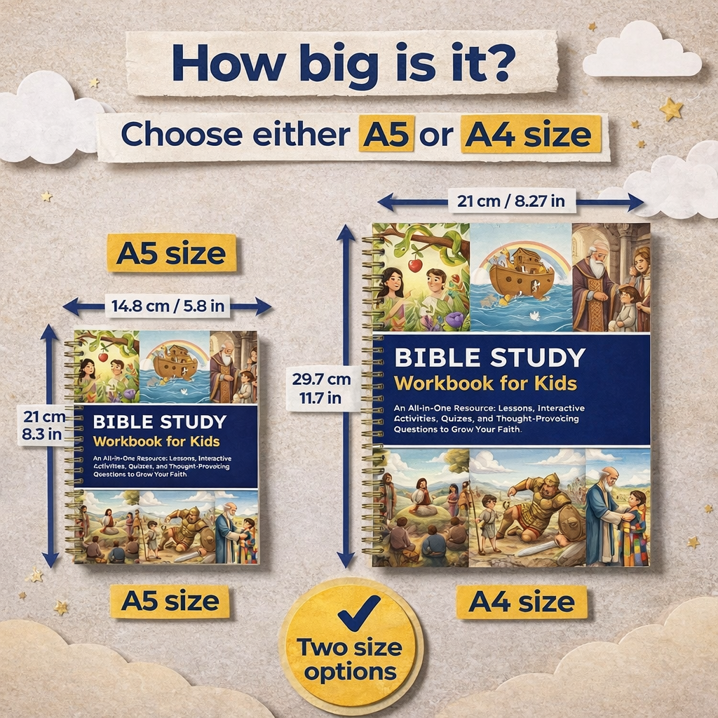 Bible Study Workbook for Kids